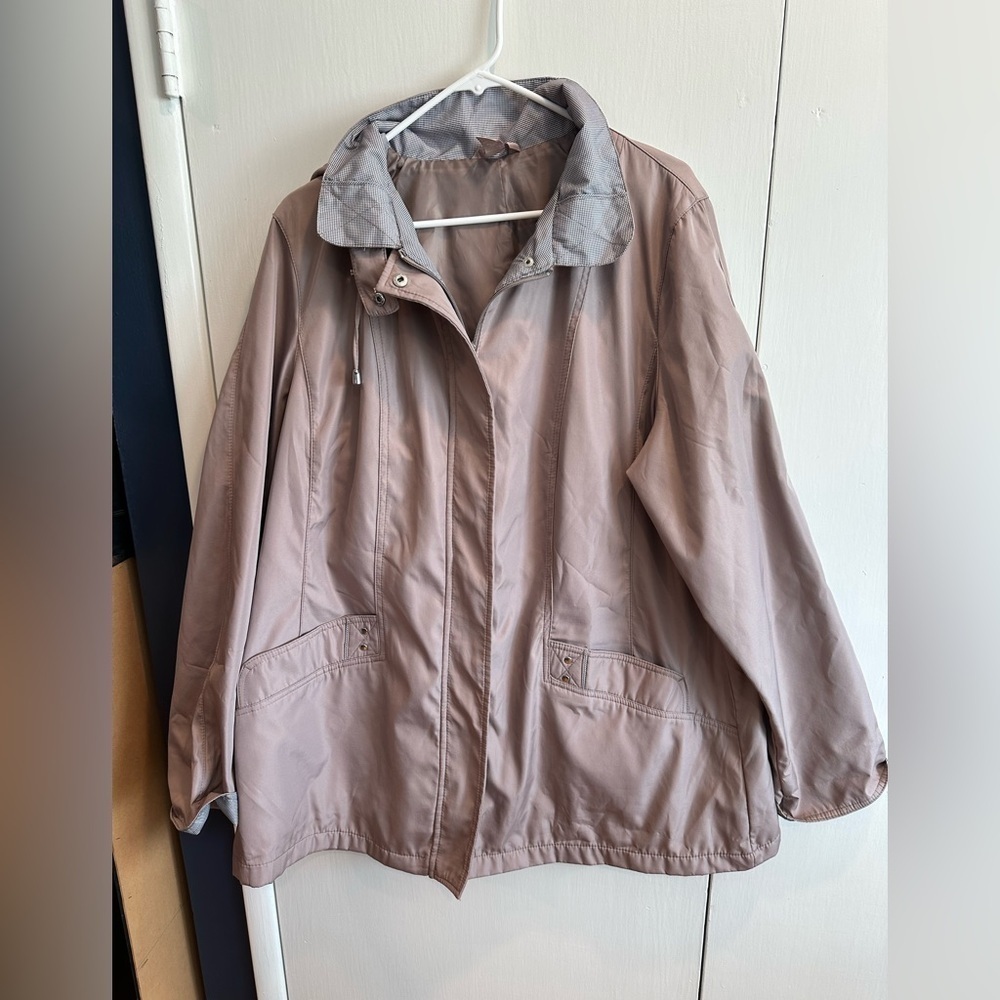 White Stag Women's Utility Jacket - Tan and Gray